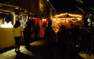 Marbacher Weihnachtsmarkt am Abend
