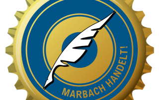 Logo Marbach handelt, dunkelblau