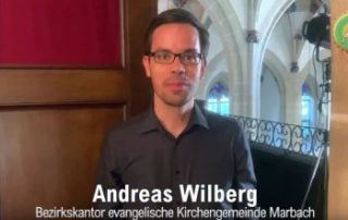 Andreas Willberg an der Alexanderkirchenorgel