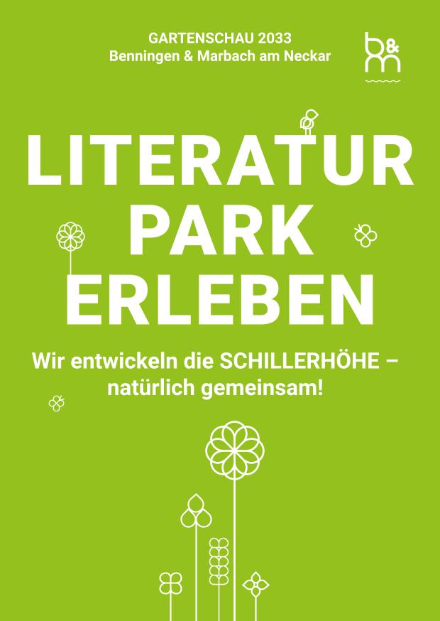 Flyer "Literaturpark erleben"