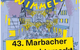 Plakat Marbacher Weihnachtsmarkt 2024